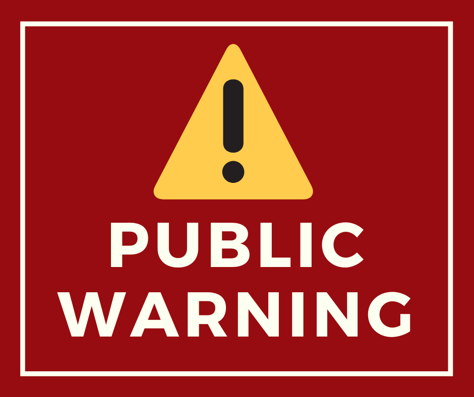 Public Warning